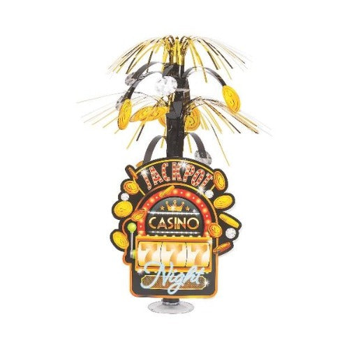 Casino Night Fountain Centerpiece
