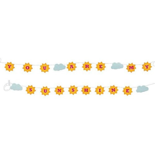 You Are My Sunshine Birthday Paper Pennant Banner