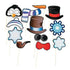 Snowman & Penguin Photo Stick Props