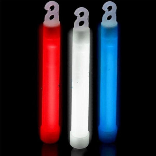 4 Inch Glow Sticks - Patriotic Colors - Red White Blue