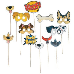 Puppy Party Photo Stick Props