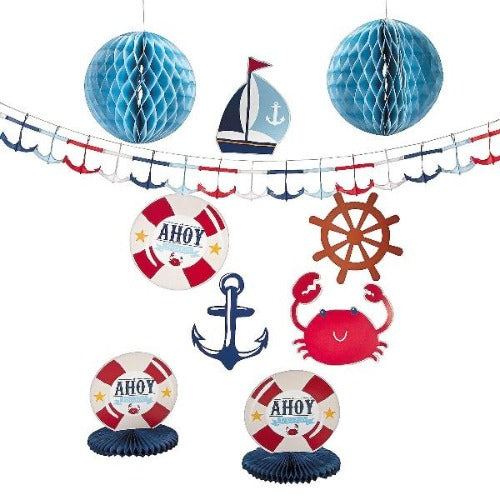 Nautical Boy Baby Shower Decorating Kit
