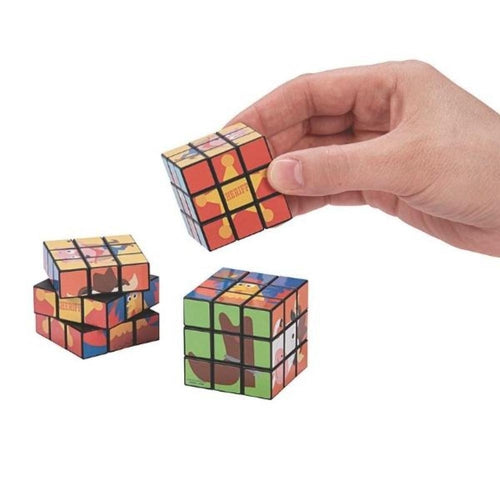 Mini Western Animals Puzzle Cubes