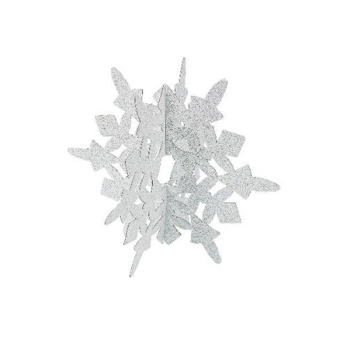 Glitter Snowflake Centerpieces