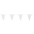 White Plastic Pennant Banner