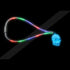 LED Skull Head Flashing Lanyard