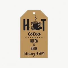 Personalized Hot Cocoa Favor Tags