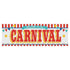 Carnival Plastic Banner 6 ft. x 3 ft