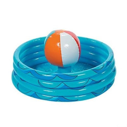 Inflatable Beach Ball in Pool Cooler