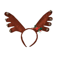Jingle Bell Reindeer Antlers Headbands