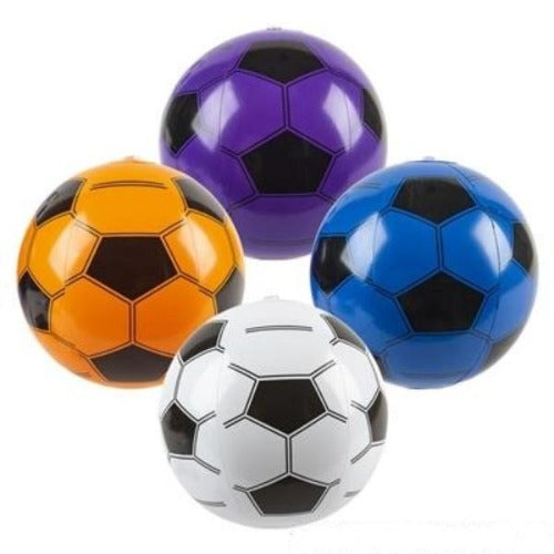 16 Soccer Ball Inflate Assorted Colors