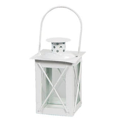 White Metal Mini Lantern