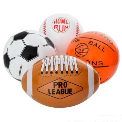 16 Sports Ball Inflate Assorted