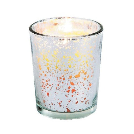 Silver Mercury Glass Votive Candle Holders