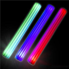 LED Light Up 15.5 Inch Flower Foam Batons - Pack of 12 Sticks