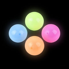 1.6" Squish Sticky Glow In The Dark Orbs