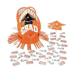 Orange Graduation Table Decorating Kit