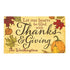 Personalized Faith Thanksgiving Door Mat