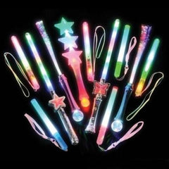 8" - 17" Light-Up Assorted Wands