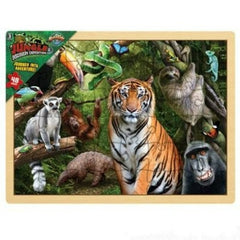 15.75" X 11.75" 48 Pc Jungle Puzzle