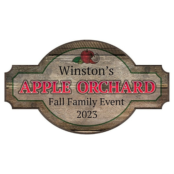 Sign Posts Orchard For Rows Personalized Apple Orchard Arch Sign