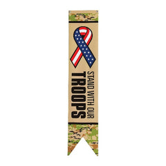 Patriotic Support Our Troops Wall Pennants