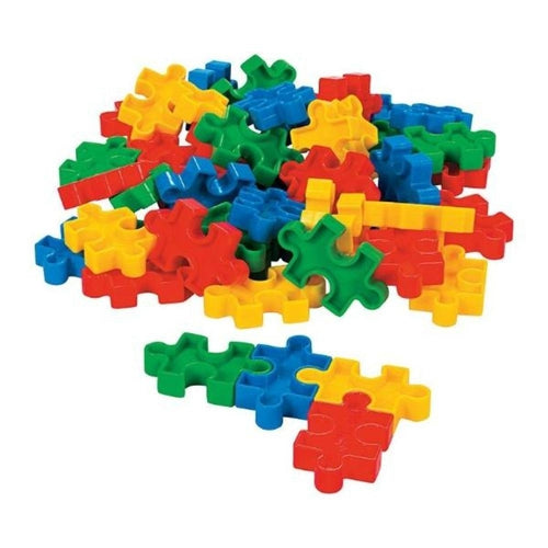 Puzzle-Shaped Manipulatives Blocks Set