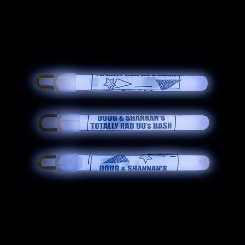 4 Inch Personalized 90s Party Glow Sticks