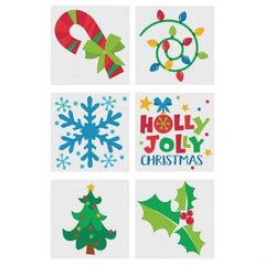 Christmas Glitter Temporary Tattoos