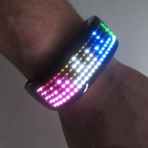 Moving Animation LED Display Glow Bracelets