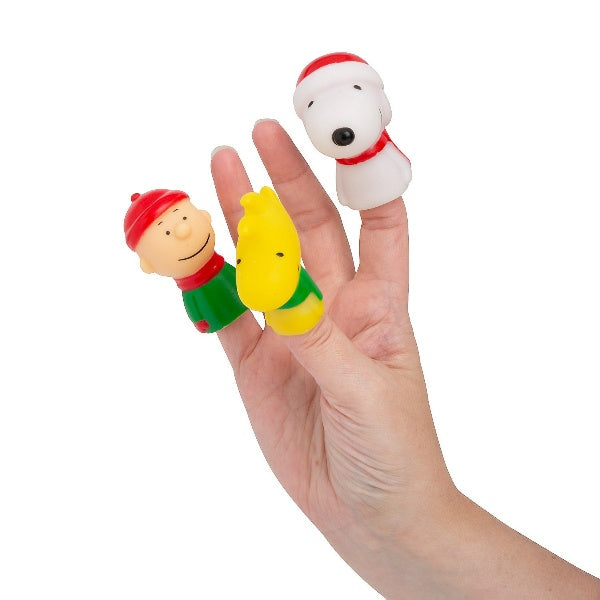 Peanuts Christmas Finger Puppets