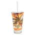 Personalized Luau Tumbler With Straw