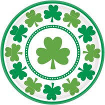 St. Pat's Shamrocks 9" Plates