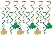 Shamrock Hanging Swirls