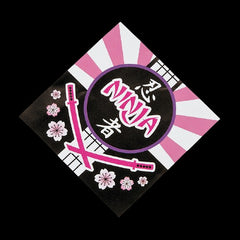 Ninja Girl Beverage Napkins