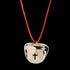 Silvertone Jingle Bells with Cross Cutout Necklaces
