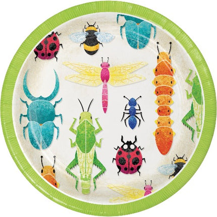 Insect Themed Paper Party Dessert Plates