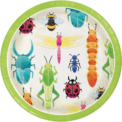 Insect Themed Paper Party Dessert Plates