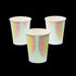 9 Oz Iridescent Paper Cups