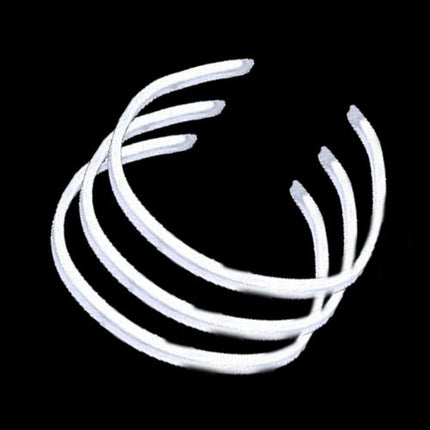 22 Inch Twister White Glow Sticks Necklaces - Pack of 25