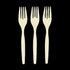 Ivory Color Plastic Forks
