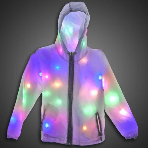 LED Light Up Jacket | PartyGlowz.com