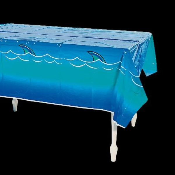 Jawsome Shark Plastic Tablecloth