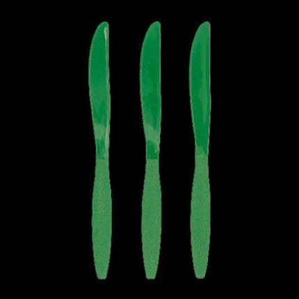 Kelly Green Color Plastic Knives
