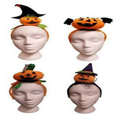 Pumpkin Headbands - 4 Assorted colors