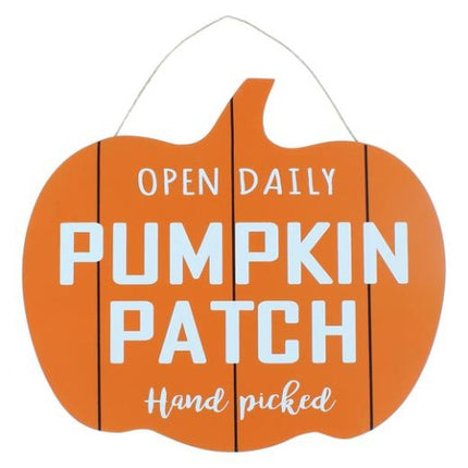 Fall Decor Hanging Wooden Sign - Pumpkin Patch