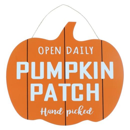 Fall Decor Hanging Wooden Sign - Pumpkin Patch
