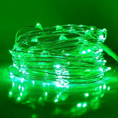 20 Inch Green Fairy Light Short Wire(Coin Cell Operated)