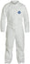 DuPont TY120S Disposable Tyvek White Coverall Suit With Elastic Wrists,Ankles & Hood-Size Medium