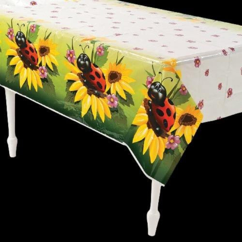 Ladybug Plastic Tablecloth